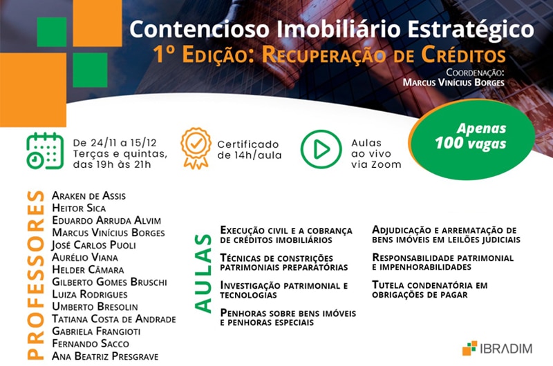 Contencioso Imobiliário Estratégico - 1ª Edição: Recuperação de Créditos (2020)