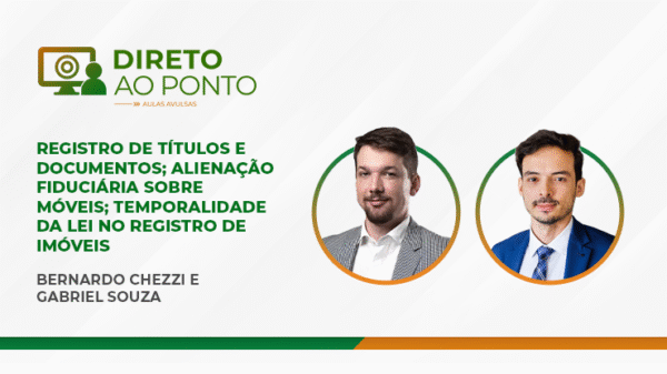 Registro de Títulos e Documentos; Alienação Fiduciária sobre Móveis; Temporalidade da Lei no Registro de Imóveis